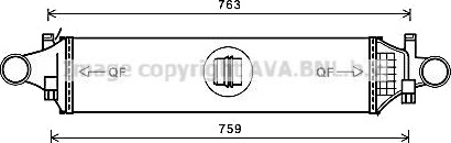 Intercooler PRASCO MSA4659 Intercooler PRASCO MSA4659