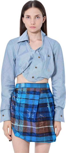 Vivienne Westwood Dame Bluser & Skjorter Blå S, Vivienne Westwood Dame Bluser & Skjorter Blå S,
