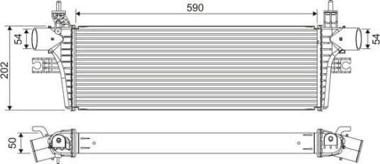 Intercooler VALEO 822918