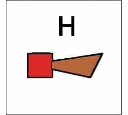 HALON HORN PVC 40x40cm