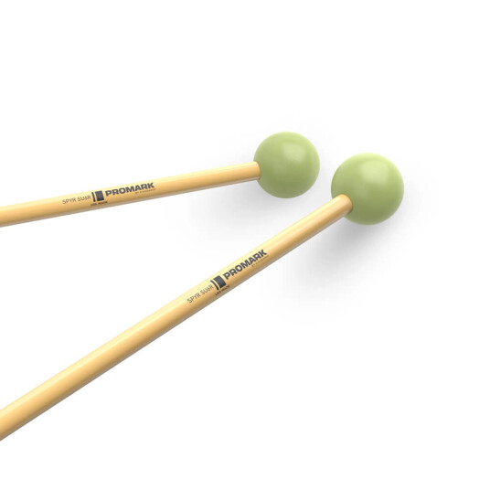 Promark Su6r Spyr Mallet Xylofon Hytrel Medium-Hard, Rattan