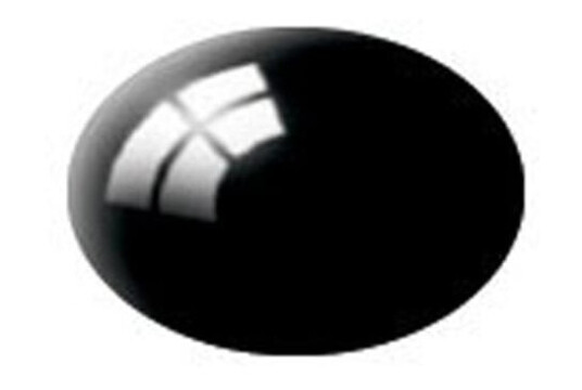 Revell Aqua Color No 7 Black - Gloss 18ml