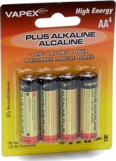 Vapex Alkaline Plus Batterier AA 4-pack