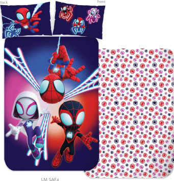 BrandMac Sengetøy – Juniorstørrelse 100 x 140 cm – Spidey 1029381