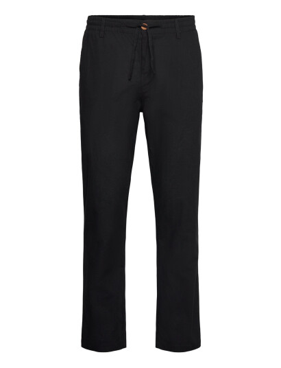 Anerkjendt Akjan Cot/Linen Ela Pants - Black - S