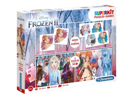 Clementoni Superkit Disney Frozen 2 Puslespill 60 Biter Clementoni Superkit Disney Frozen 2 Puslespill 60 Biter