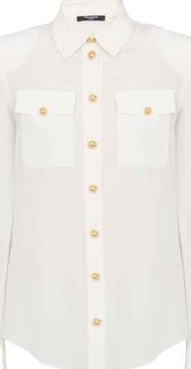 Balmain Dame Bluser & Skjorter Hvit L,