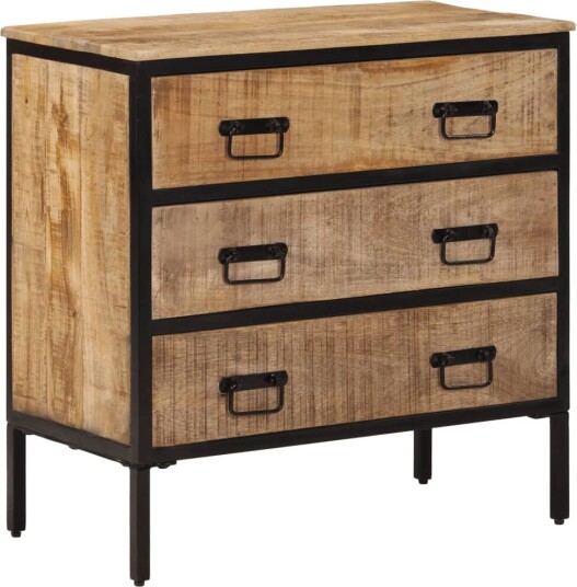 Skjenk 70x35x70 cm grovt heltre mangotre