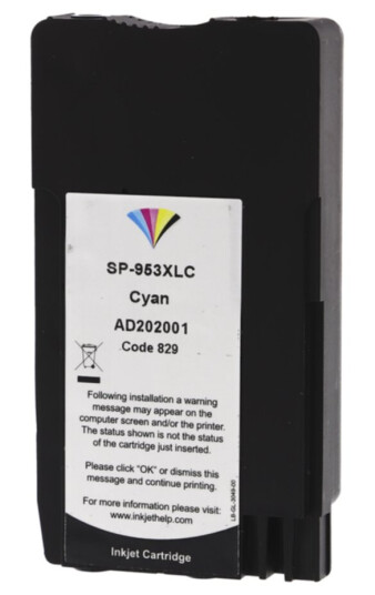 Wl Blekkpatron cyan SP-953XLC
