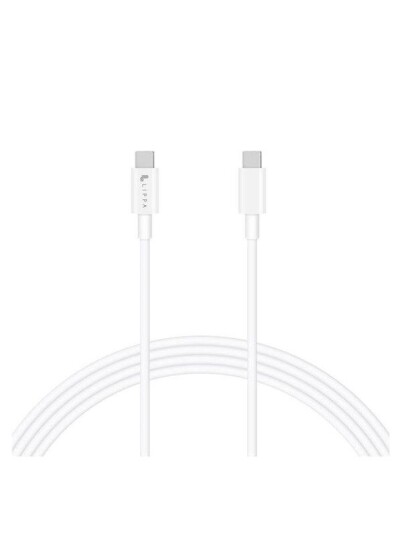 Lippa USB-C to USB-C 60W cable 1m White