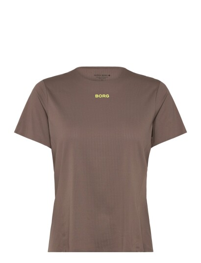 Björn Borg Borg Performance Feather T Shirt Brown XS