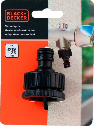 Slangekobling BLACK+DECKER Hanekobling Ø19-25 mm 3/4" mm