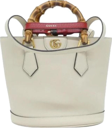 Gucci Vintage Dame Hvit Gucci Vintage Dame Hvit