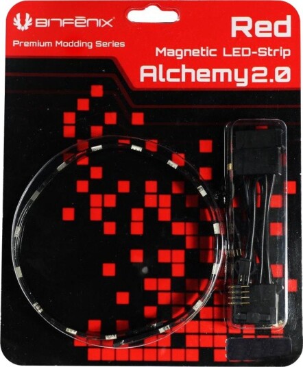 BitFenix Alchemy 2.0 Magnetic LED Strip 60cm 30 LEDs Red BFA-MAG-60RK30-RP