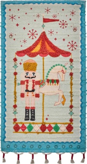 House Doctor Horse julekalender 90 cm grønn brun