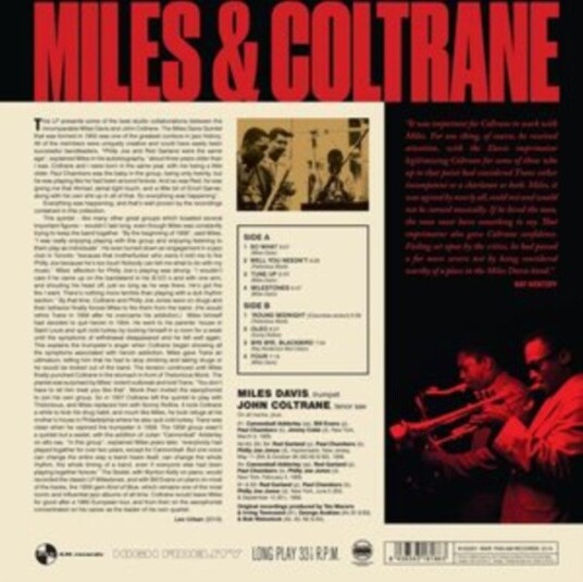 Miles Davis John Coltrane Miles Coltrane Uk Vinyl