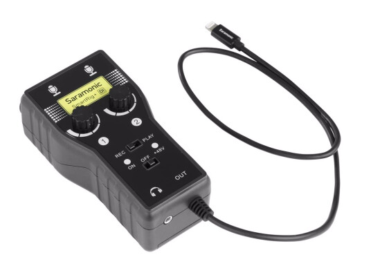 Saramonic SMARTRIG+ DI 2 kanal XLR til Iphone Lightning Saramonic SMARTRIG+ DI 2 kanal XLR til Iphone Lightning