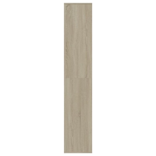 vidaXL Skoskap sonoma eik 54x34x183 cm sponplate