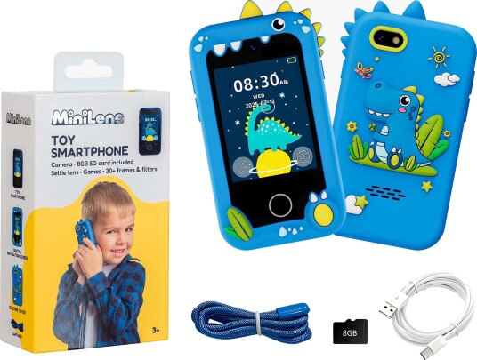MINILENS Leketøy Smartphone Blå