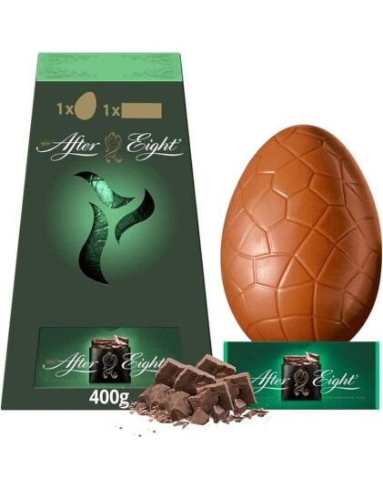 Premium After Eight Gavepakke   Kjempestort Egg og Eske med Sjokolader 400 gram