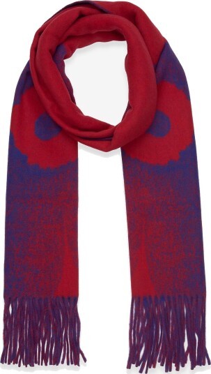 Marimekko Onnekas Unikko - RED, BLUE - One Size