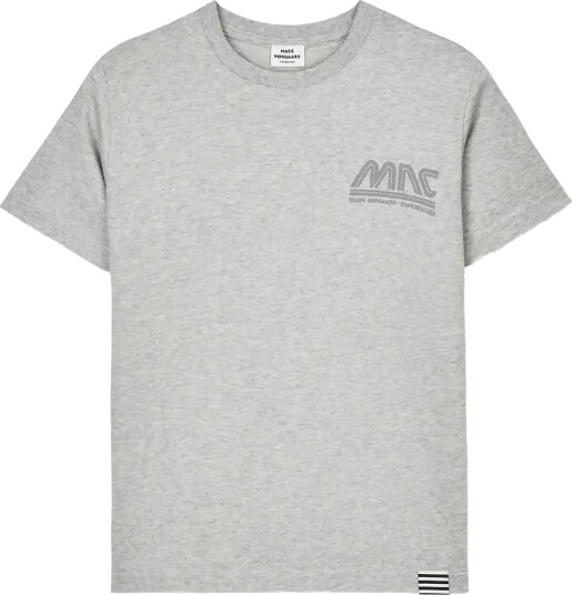 Mads Nørgaard Printed Tee Thorlino Logo Tee Grey 140 Mads Nørgaard Printed Tee Thorlino Logo Tee Grey 140