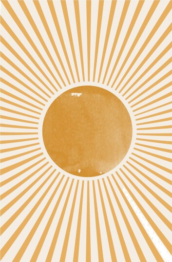 Plakat Strålende Sol Design