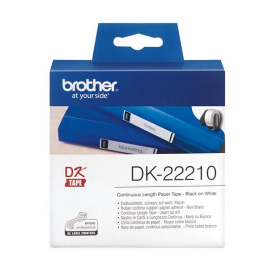 BROTHER LABELS 29MMX30,48M WHITE PAPER