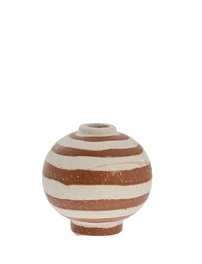 Lene Bjerre Aniella Decoration Vase Patterned TIGERS EYE H11CM