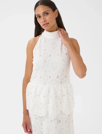 Karen By Simonsen Kbflora Dress White 46