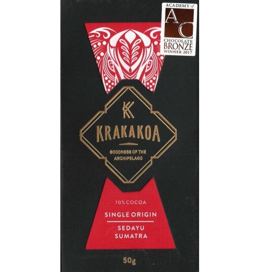 Krakakoa – Sedayu Sumatra 70% Craft Chocolate Bar Krakakoa – Sedayu Sumatra 70% Craft Chocolate Bar