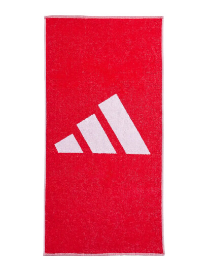 adidas Sportswear 3Bar Towel Smal - Red - ONE SIZE