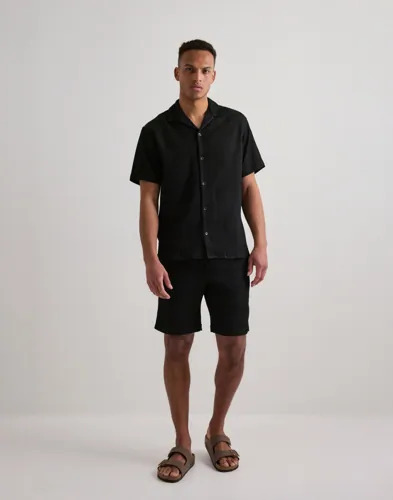 Jack & Jones Jjeharrison Resort Shirt Ss Sn Set Kortermede skjorter Svart
