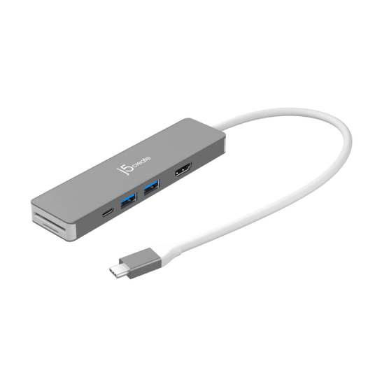 j5create 7-in-1 Multi-Port Adapter with 100W PD j5create 7-in-1 Multi-Port Adapter with 100W PD