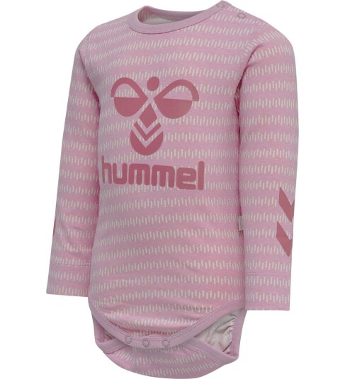 Hummel Body L/Æ hmlEsme Heather Rose 1½ år 86 Langermet Body Rosa