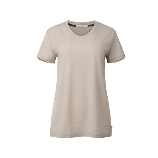 Aclima Lightwool 180 Loose Fit Tee W�S Dame 416 Simply Taupe S Aclima Lightwool 180 Loose Fit Tee W�S Dame 416 Simply Taupe S