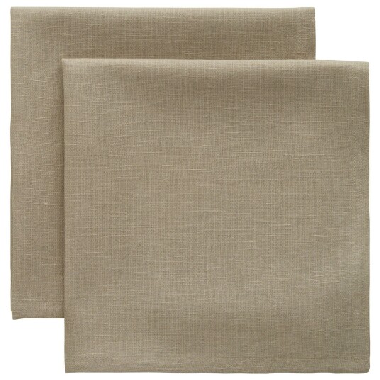 Decotique Florence Serviett 45x45 cm 2 pk Beige Decotique Florence Serviett 45x45 cm 2 pk Beige