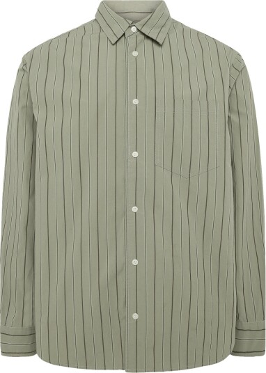 WOOD WOOD Wwnico Shirt 25391 Khaki green L