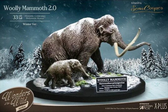 Wonders of the Wild Series Wolly Mammoth Winter Statue Wonders of the Wild Series Wolly Mammoth Winter Statue