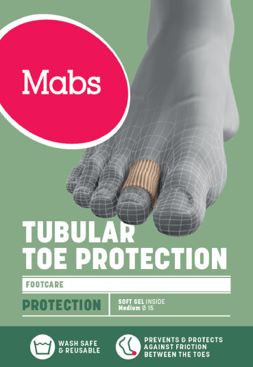 Mabs tåbeskyttelse tubeform M 2 stk