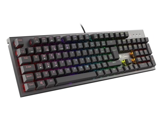Genesis Thor 300 Full Størrelse 100 Og Usb Mekanisk Nøkkelbryter Qwerty Rgb Led Sort