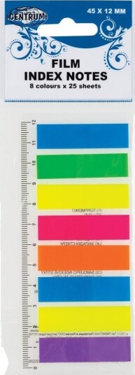 Sentrale Indekseringsfaner 45X12 Mm 25K. 87409 Sentrale Indekseringsfaner 45X12 Mm 25K. 87409