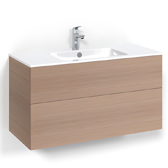 Macro Design Crown Plain Servantskap 2 Skuff - med Light Servant Eik / 100cm 14