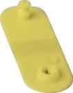 Zebra Håndleddsbåndklips Gul En Pakke 275 97032-YELLOW