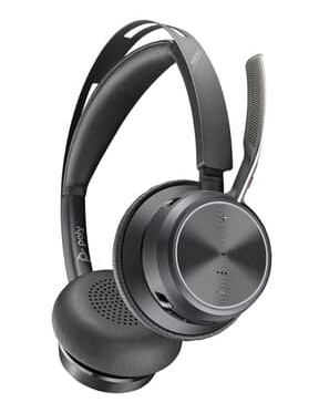 Poly Voyager Focus 2 Uc Standard No Stand Hodesett Usb-c Via Bluetooth-adapter Zoom Stereo Svart Poly Voyager Focus 2 Uc Standard No Stand Hodesett Usb-c Via Bluetooth-adapter Zoom Stereo Svart