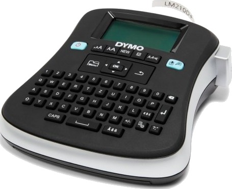 Dymo Labelmanager ™ 210D Qwertz Kitcase, Qwertz, Trermisk Overføring, 180 X 180 Dpi, 12 Mm/Sek, Svart, Grå