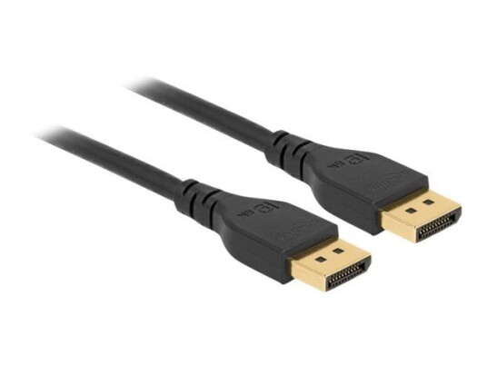 Delock 3m DisplayPort-kabel 1.4 med 8K-støtte - Svart
