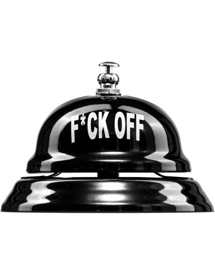 F#CK OFF Svart Ringebjelle