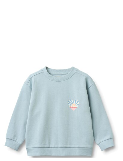 Wheat Sweatshirt L/S Ellis Blue 98