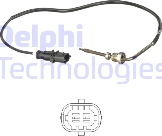Sensor, eksostemperatur DELPHI TS30113 Sensor, eksostemperatur DELPHI TS30113